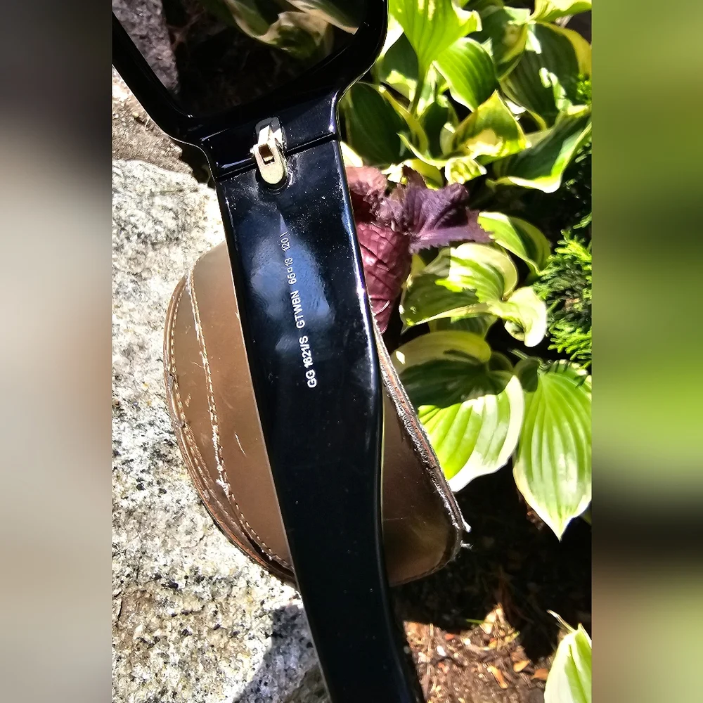 Gucci Vintage Black and Red Sunglasses Men